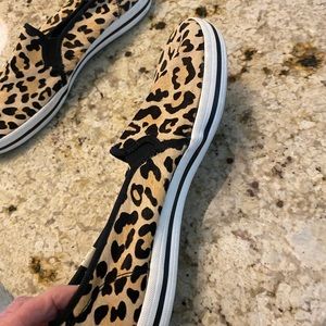 Keds Kate Spade Leopard slip one size 10